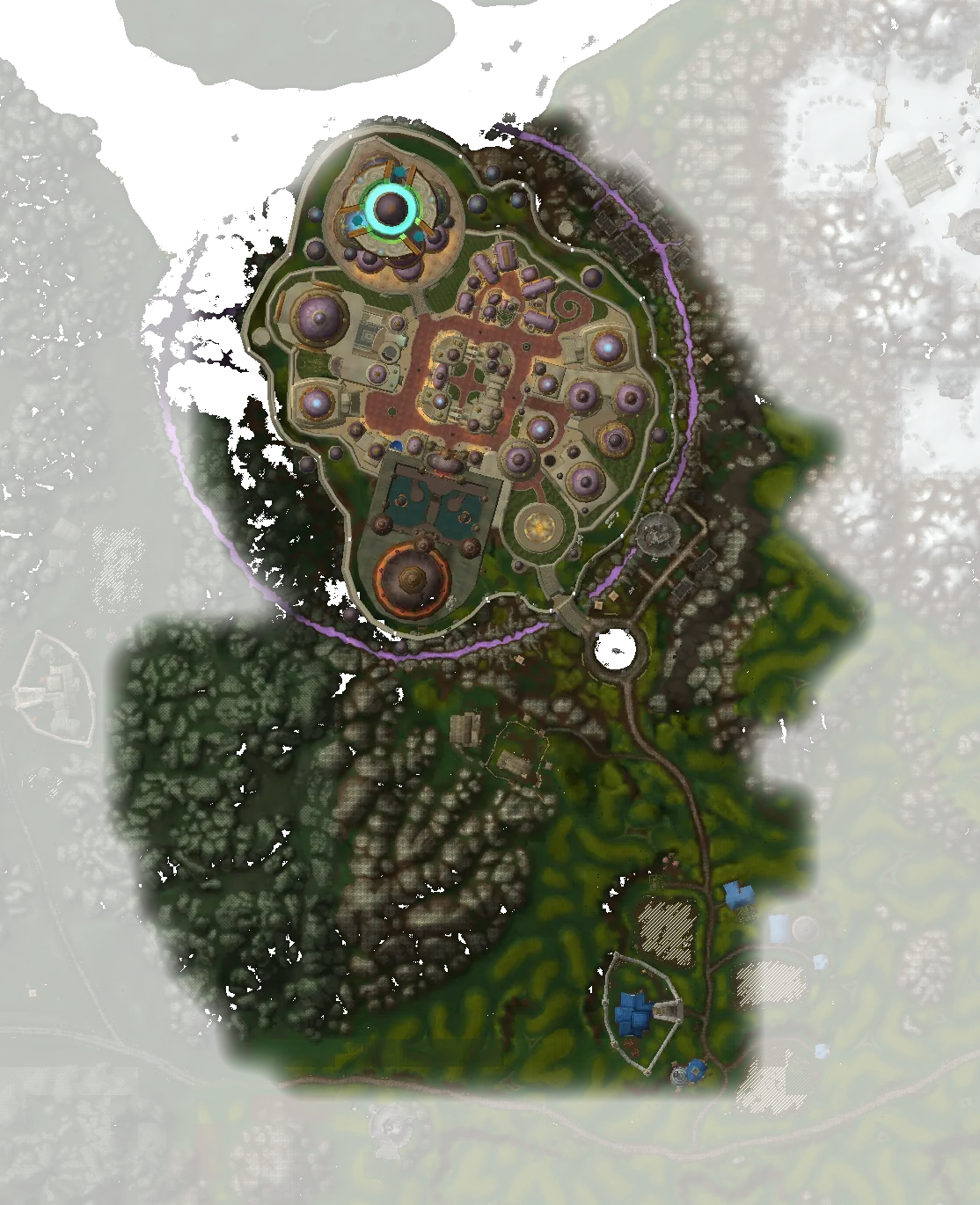 City of Dalaran · City surface · native minimap