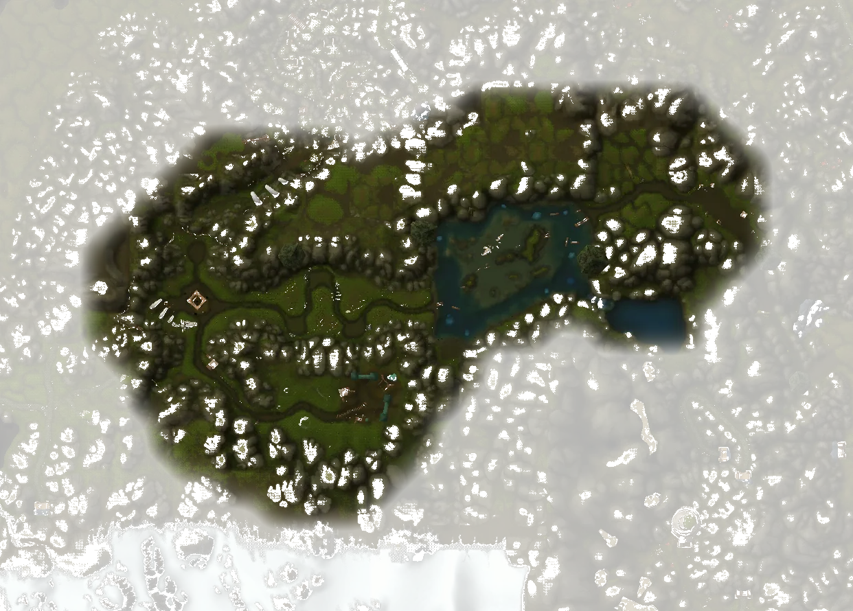 Excavation Site: Wetlands · Übersicht der Original-Minimap
